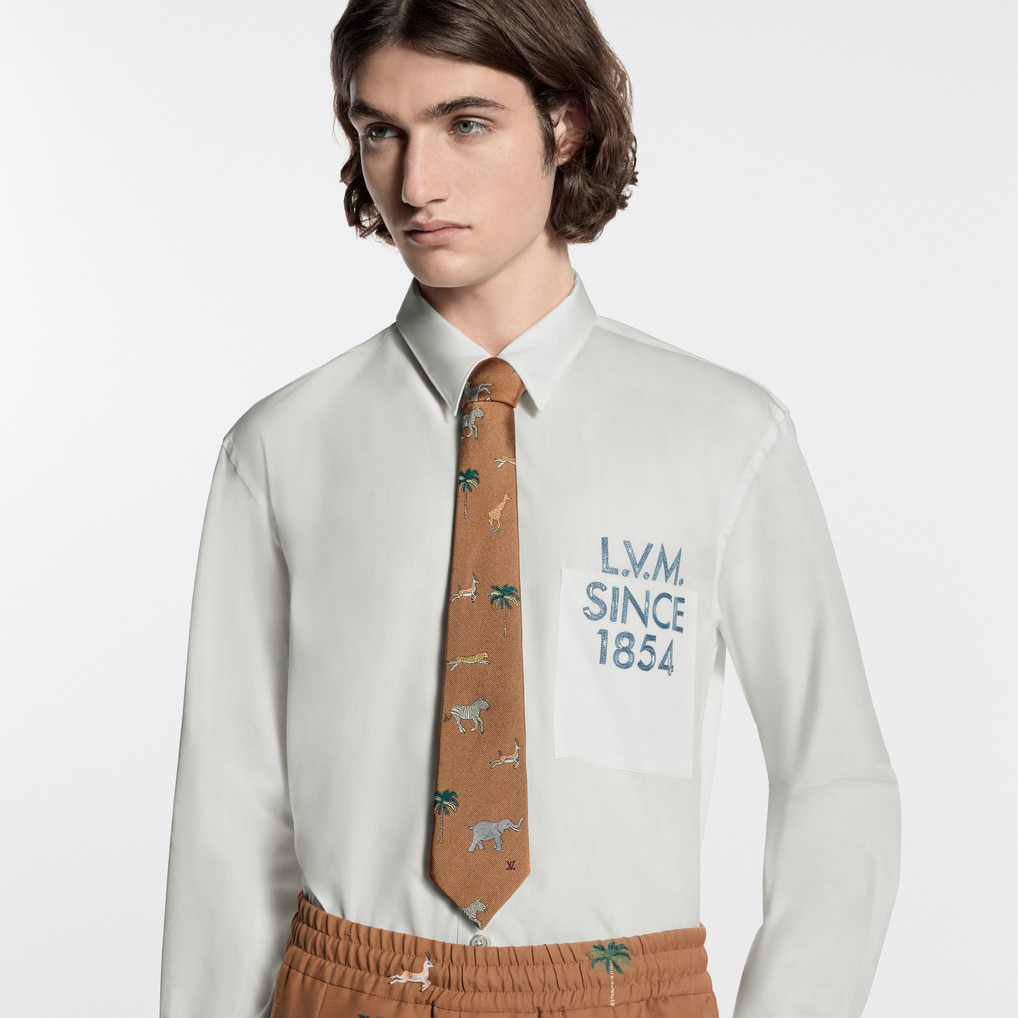 【VUITTON、ドルガバ】ネクタイセット LV x The Darjeling Limited Tie S00 - Men - Accessories | LOUIS